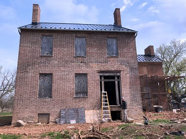 1700's, brick, house, Charlestown, WV, Restoration, millwork, Federal style, house, wood, door